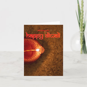 persoonlijke Diwali-groetkaart Kaart