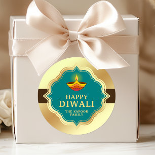Persoonlijke Diwali-sticker Ronde Sticker