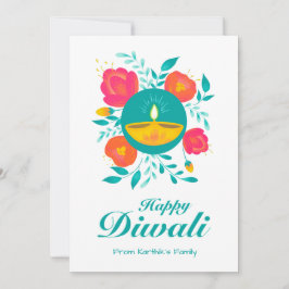 Persoonlijke Diwali wenskaart Kaart