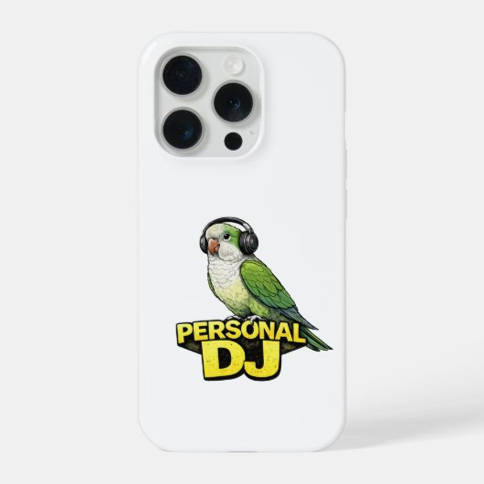 Persoonlijke DJ Quaker Parkiet iPhone Hoesje (Achterkant)