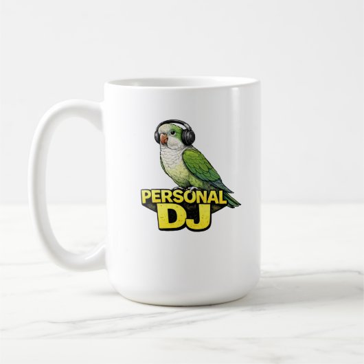 Persoonlijke DJ Quaker Parkiet Koffiemok (Links)