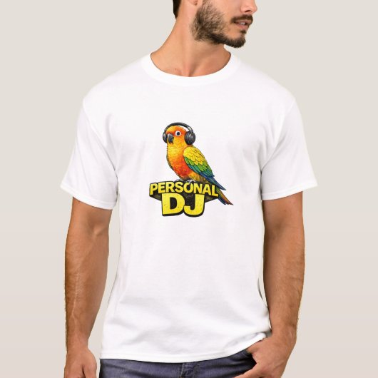 Persoonlijke DJ Zonnekonkoer T-shirt (Voorkant)