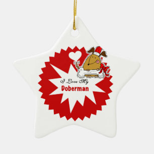 Persoonlijke Doberman Keepomwille Ornament