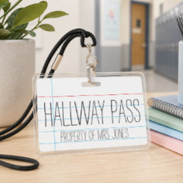 Persoonlijke Docenten Hal Pas Badge