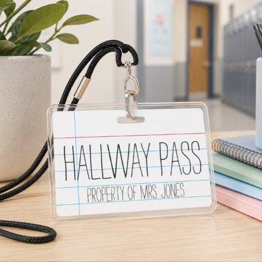 Persoonlijke Docenten Hal Pas Badge