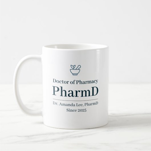Persoonlijke Doctor in de Farmacie Koffiemok (Links)