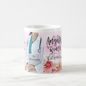 Persoonlijke Doctor verpleegster Floral Angel Quot Koffiemok (Center)