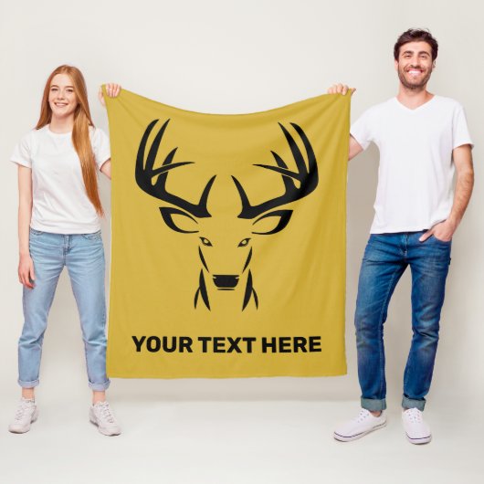 Persoonlijke doelgroep voor jagers fleece deken (In situ)