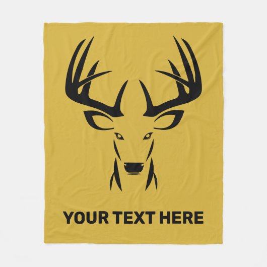 Persoonlijke doelgroep voor jagers fleece deken (Voorkant)