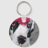 Persoonlijke Dog Argenta – Minimalistisch Sleutelhanger (Voorkant)