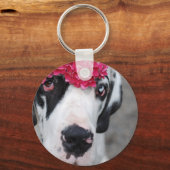 Persoonlijke Dog Argenta – Minimalistisch Sleutelhanger (Voorkant)