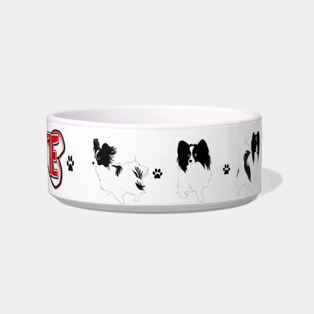 Persoonlijke Dog Bowl Voerbakje (Rechts)