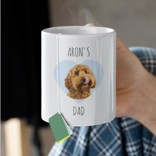 Persoonlijke Dog Dad Valentijnskaart   Aangepaste  Koffiemok