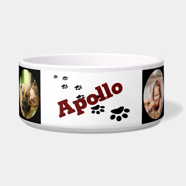 Persoonlijke Dog Food Bowl - HAMbWG Voerbakje (Voorkant)