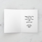 Persoonlijke Dog Mama Boston Terrier Moederdag Feestdagen Kaart (Binnen)