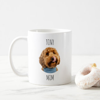 Persoonlijke 'Dog Mom' Fotobeker | Aangepast Cadea Koffiemok