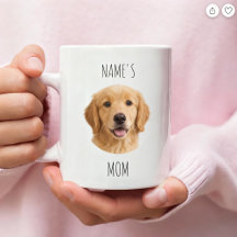 Persoonlijke 'Dog Mom' Fotomok | Aangepast Cadeau
