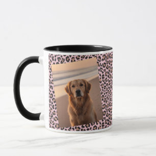 Persoonlijke 'Dog Mom'-mok met foto's, aangepast a Mok