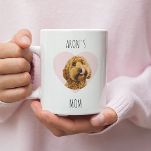 Persoonlijke 'Dog Mom' Valentijnsmok Aangepaste Koffiemok