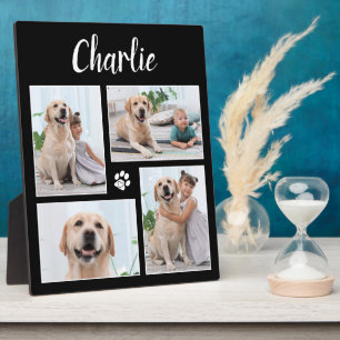 Persoonlijke Dog Pet Lover 4 Foto Collage Fotoplaat