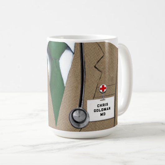 Persoonlijke Dokter Koffiemok (Voorkant rechts)
