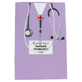 Persoonlijke Dokter Midden Geschenkentas Medium Cadeauzakje (Voorkant)