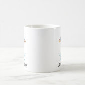Persoonlijke dolfijn afstudeercadeau koffiemok (Center)