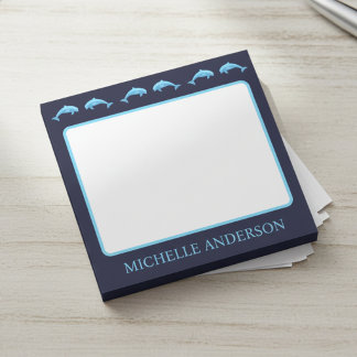 Persoonlijke dolfijnen Post-it-notities met naam Post-it® Notes