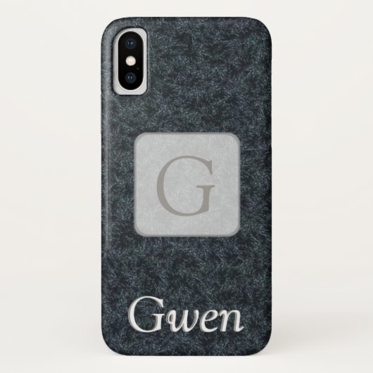 Persoonlijke, donkere sneeuwvloktelefoon Case-Mate iPhone case (Achterkant)