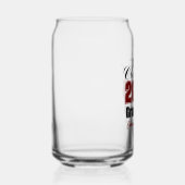 Persoonlijke donkerrode zwarte afstuderen klas van blikvorm glas (Rechts)