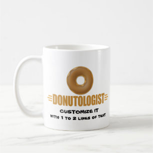 Persoonlijke donut koffiemok