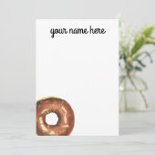 Persoonlijke Donut Notecards Kaart (Staand voorkant)