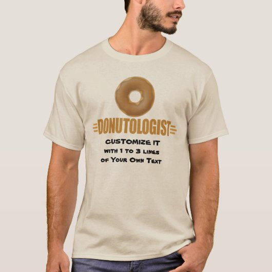 Persoonlijke donut t-shirt (Voorkant)