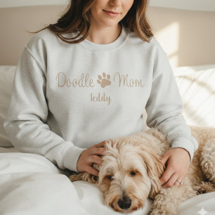 Persoonlijke Doodle Moeder Sweatshirt Aangepaste H