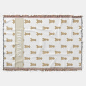 Persoonlijke Doodle (Rode Abrikoos Gouden) Deken (Voorkant)