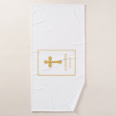 Persoonlijke doop badhanddoek (Badhanddoek)