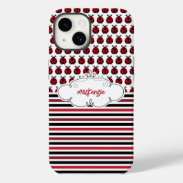 Persoonlijke draagtassen en stripes telefoontas Case-Mate iPhone 14 hoesje