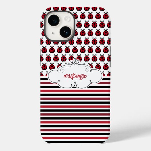 Persoonlijke draagtassen en stripes telefoontas Case-Mate iPhone case (Achterkant)