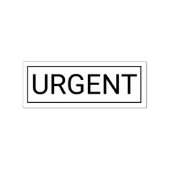 Persoonlijke Dringende Tekst Houten Kunst Rubber S Rubberstempel (Gestempeld)