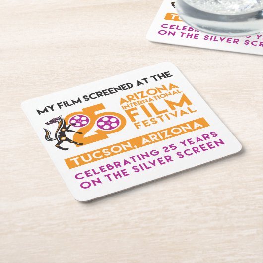 Persoonlijke droogprogramma's kartonnen onderzetters (Schuin)