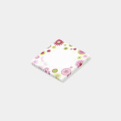 Persoonlijke droomgrote roze post-it® notes (Schuin)