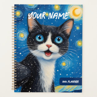 Persoonlijke Droommaan Kat Starnacht Planner