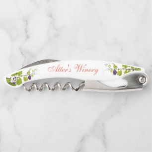 "Persoonlijke" druiven op de wijn Kurkentrekker