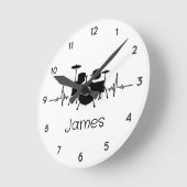 Persoonlijke drummer ronde klok (Hoek)