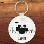 Persoonlijke drummer sleutelhanger (Voorkant)