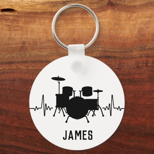 Persoonlijke drummer sleutelhanger (Voorkant)