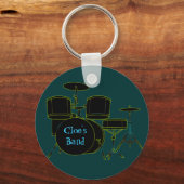 Persoonlijke Drumset-Sleutelhanger Sleutelhanger (Voorkant)