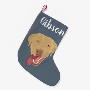Persoonlijke Dudley Labrador Kerstmis Kleine Kerstsok