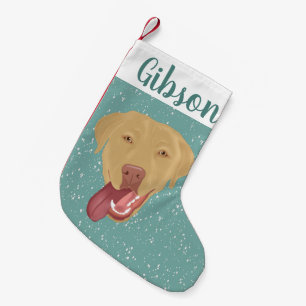 Persoonlijke Dudley Labrador Kerstmis Kleine Kerstsok