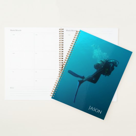 Persoonlijke duikkalender voor duikers zonder datu planner (Display)